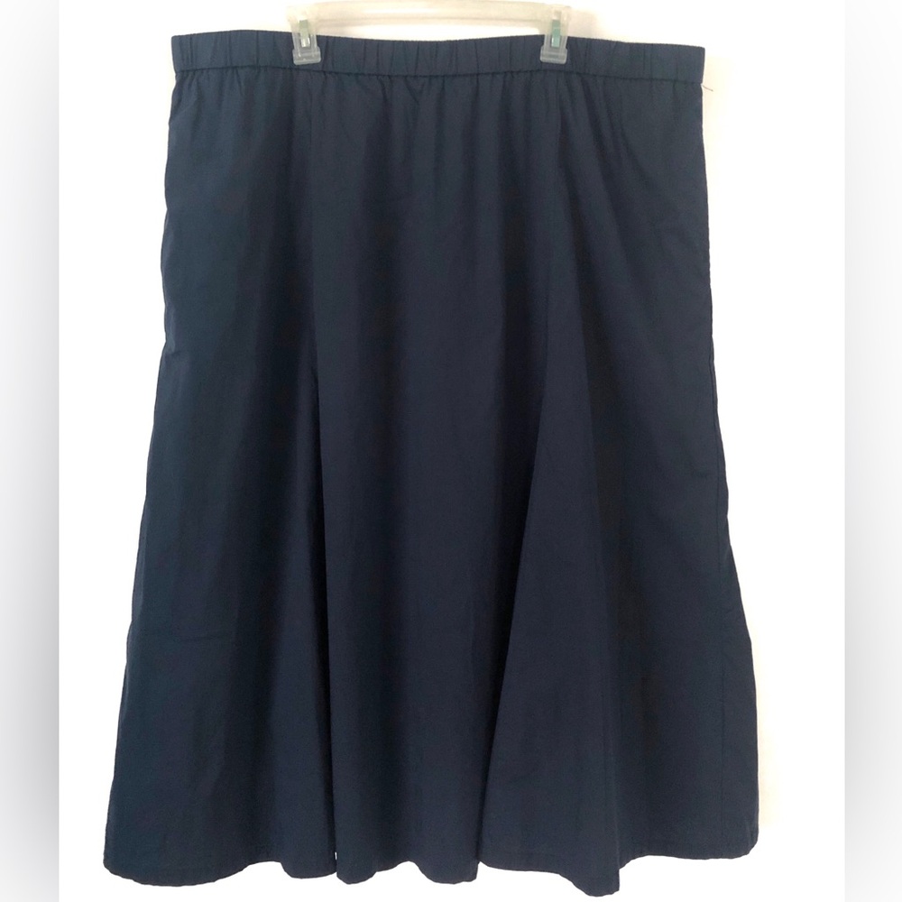 Jason Wu Blue Perfect Summer Skirt A-Line Pull On Elastic Waist Pockets Midi 2X